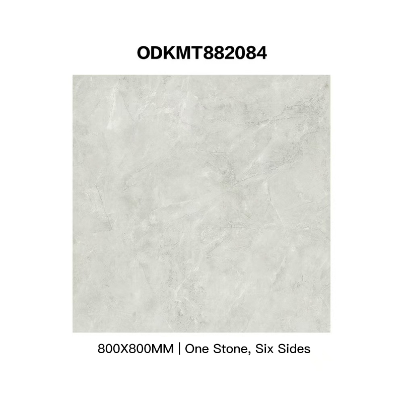 The living room has a large area of ​​marble tiles. How can the layout be avoided to avoid visual clutter?