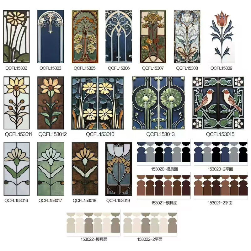 How do handmade bricks show unique artistic beauty in decoration?